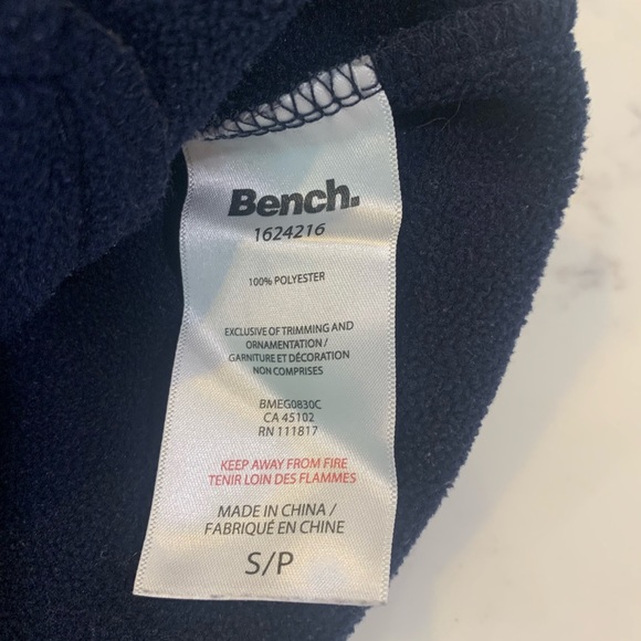 Bench Navy Turtleneck Zip-Up Sweater - Men’s Small S/P, Cozy & Stylish Essential - Picture 5 of 6